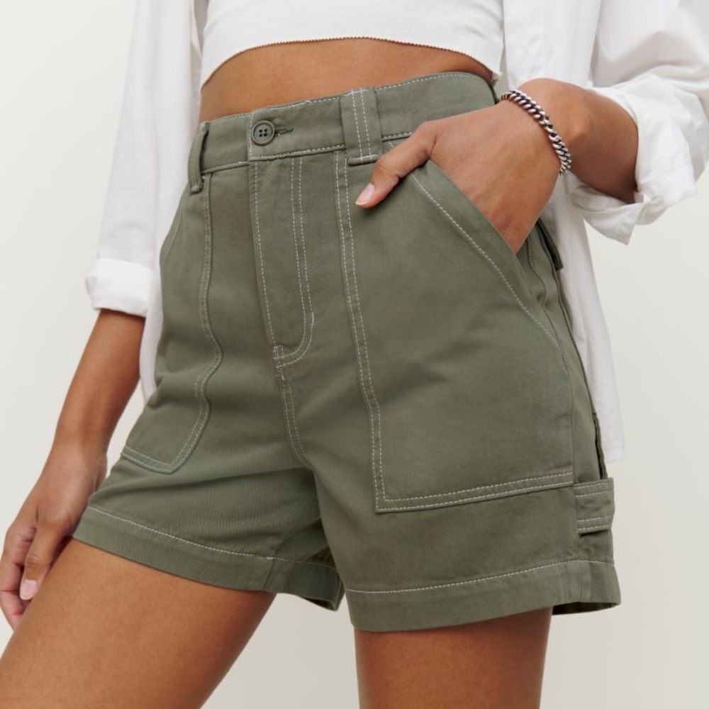 Reformation Pierce Utility Shorts